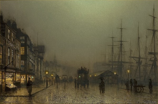 Liverpool Docks by John Atkinson Grimshaw